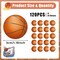 120 Pcs Basketball Stickers Vinyl, Basketball Stickers for Water Bottle Kids Girls Boys, Sports Ball Decals Waterproof for Basketball Sports